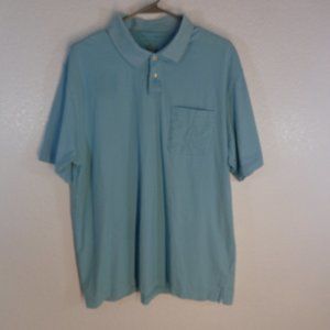 👁️ 3 for $20 Van Heusen Mens Polo Golf Shirt sz XL Seafoam green